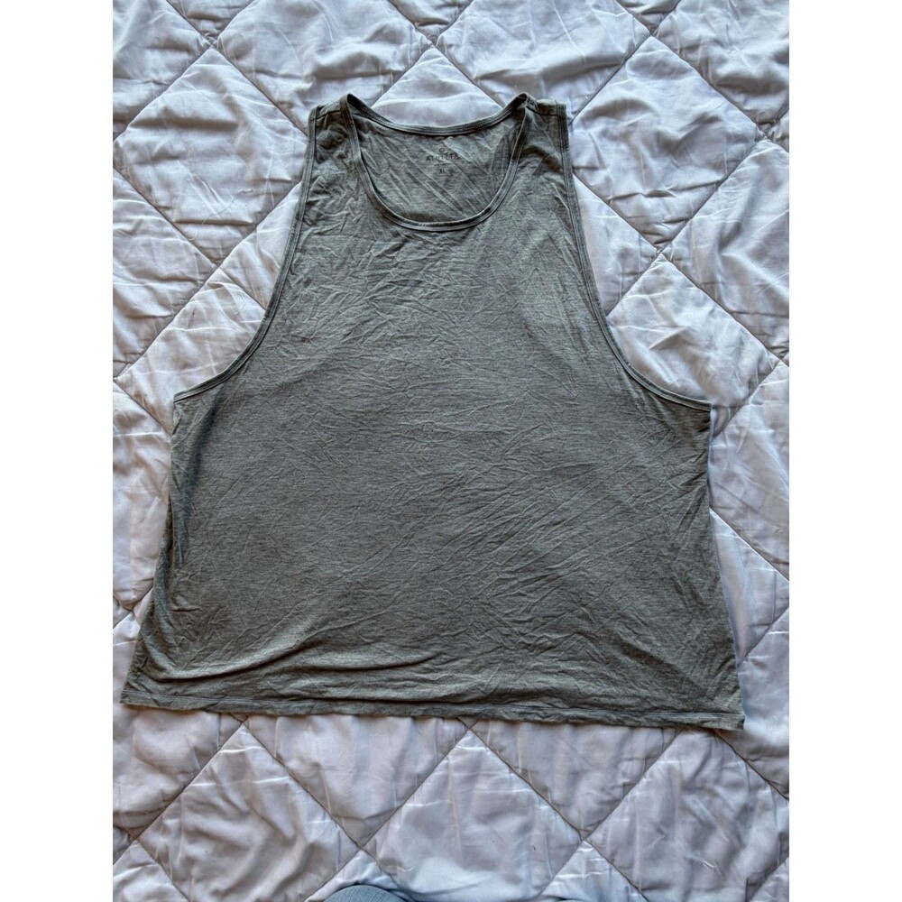 Athleta Gray Sleeveless Stretch Activewear Tank Top XL Women